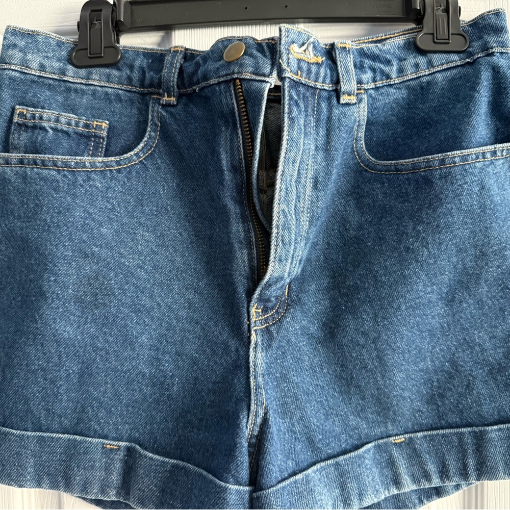 American Apparel Classic Blue Jean Shorts
